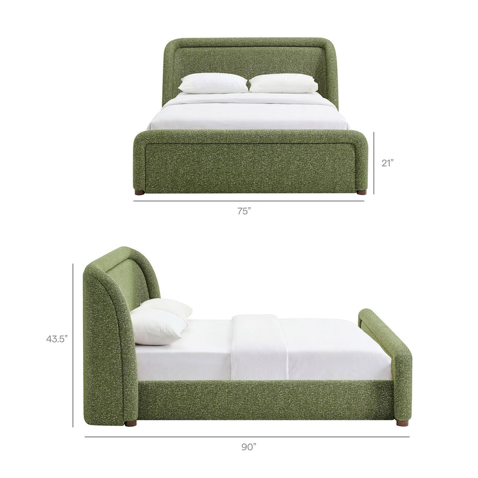 Tasmin Upholstered Fabric Platform Bed by Modway