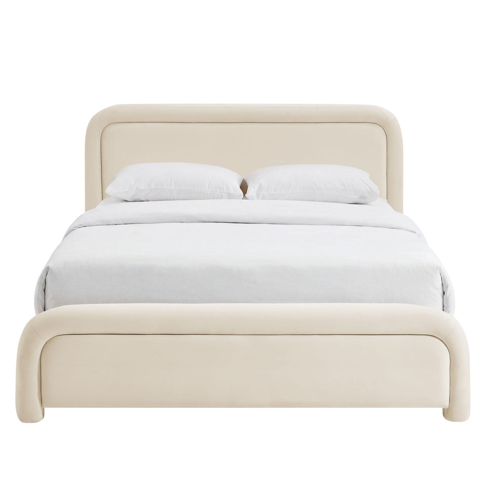 Beck Performance Velvet Platform Bed by Modway