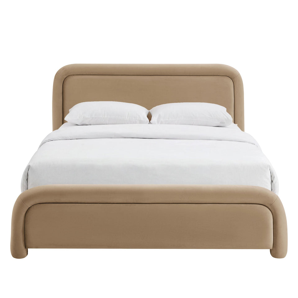 Beck Performance Velvet Platform Bed by Modway