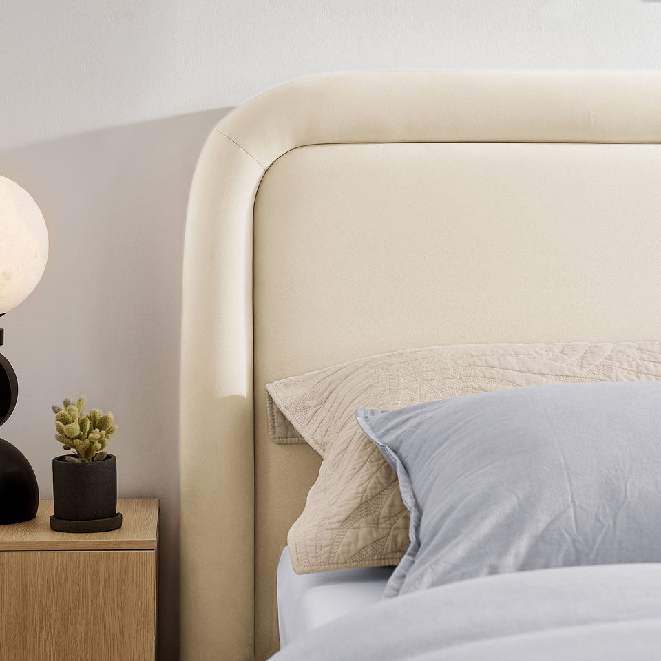 Beck Performance Velvet Platform Bed by Modway