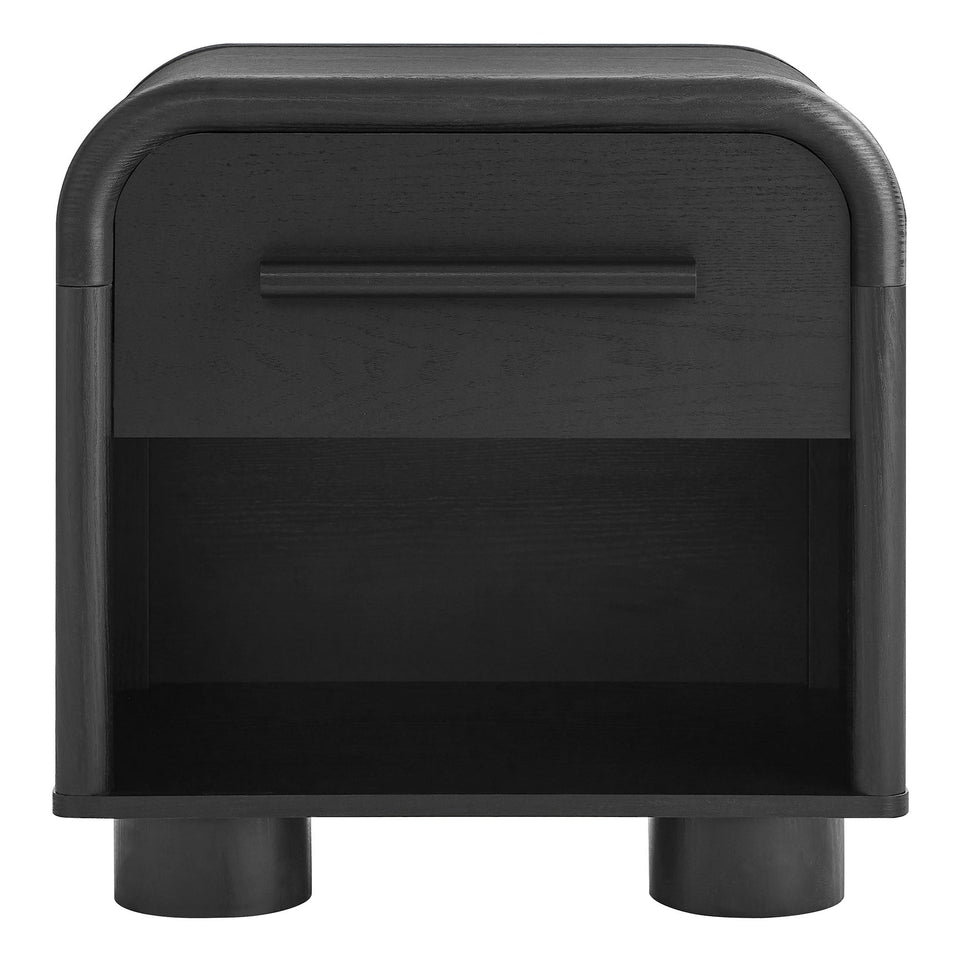 Bellamy Curved 1-Drawer Nightstand by Modway