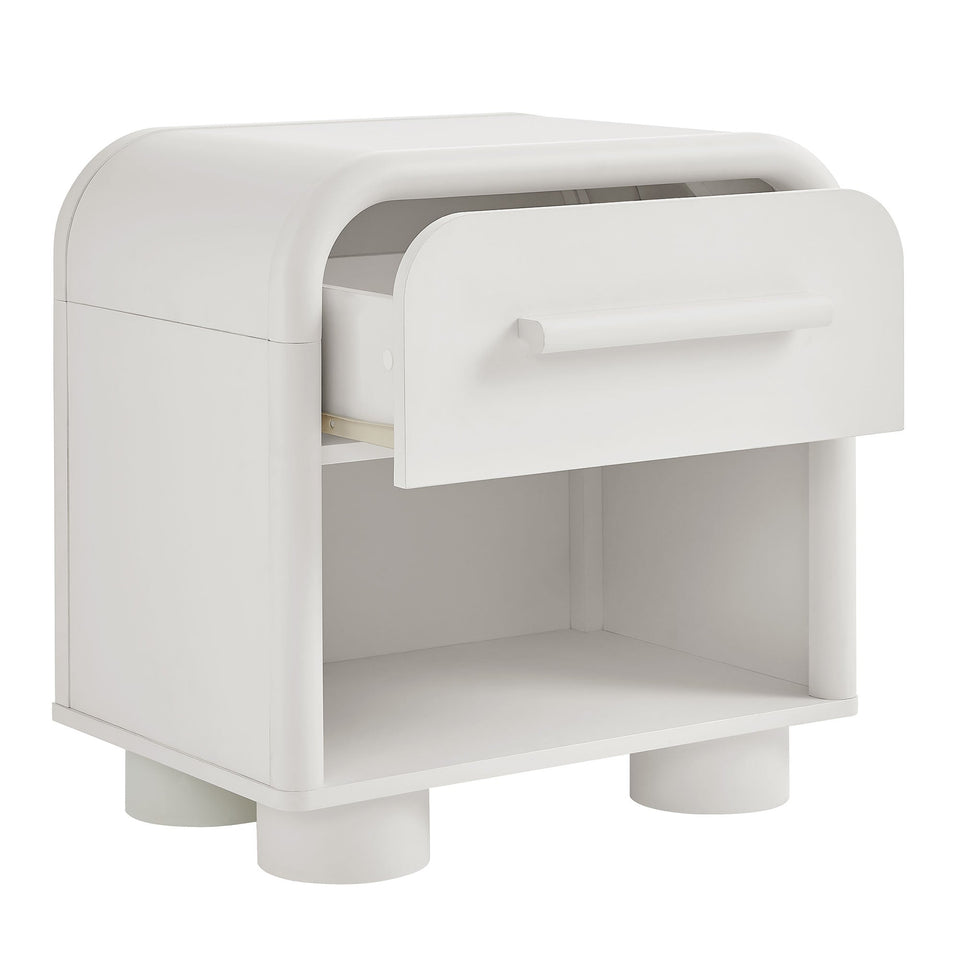 Bellamy Curved 1-Drawer Nightstand by Modway