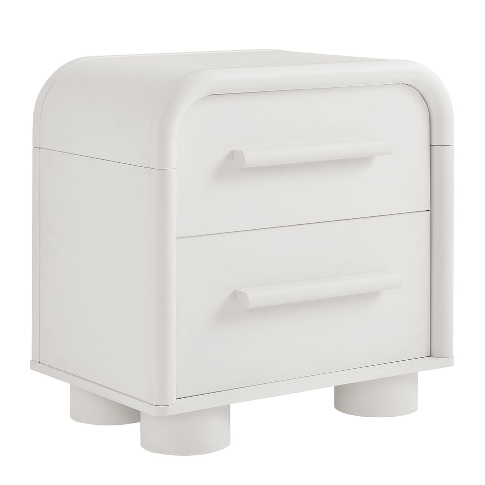 Bellamy Curved 2-Drawer Nightstand by Modway