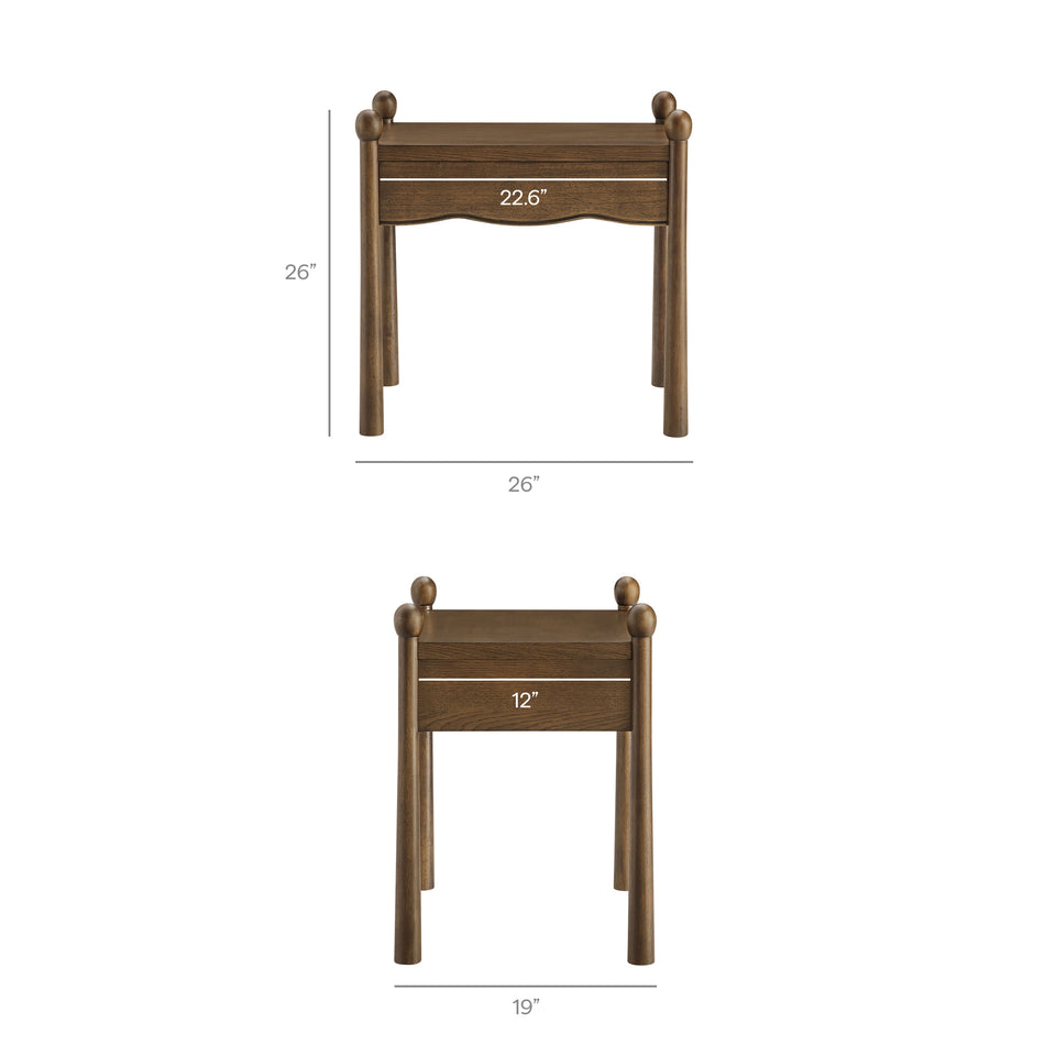 Darcy Wood Nightstand or Side Table by Modway