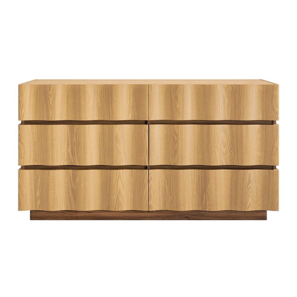 Isola Wavy 6 Drawer Dresser by Modway