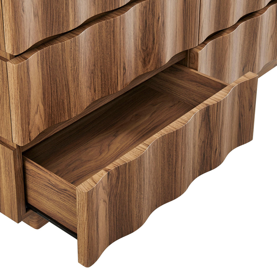 Isola Wavy 6 Drawer Dresser by Modway