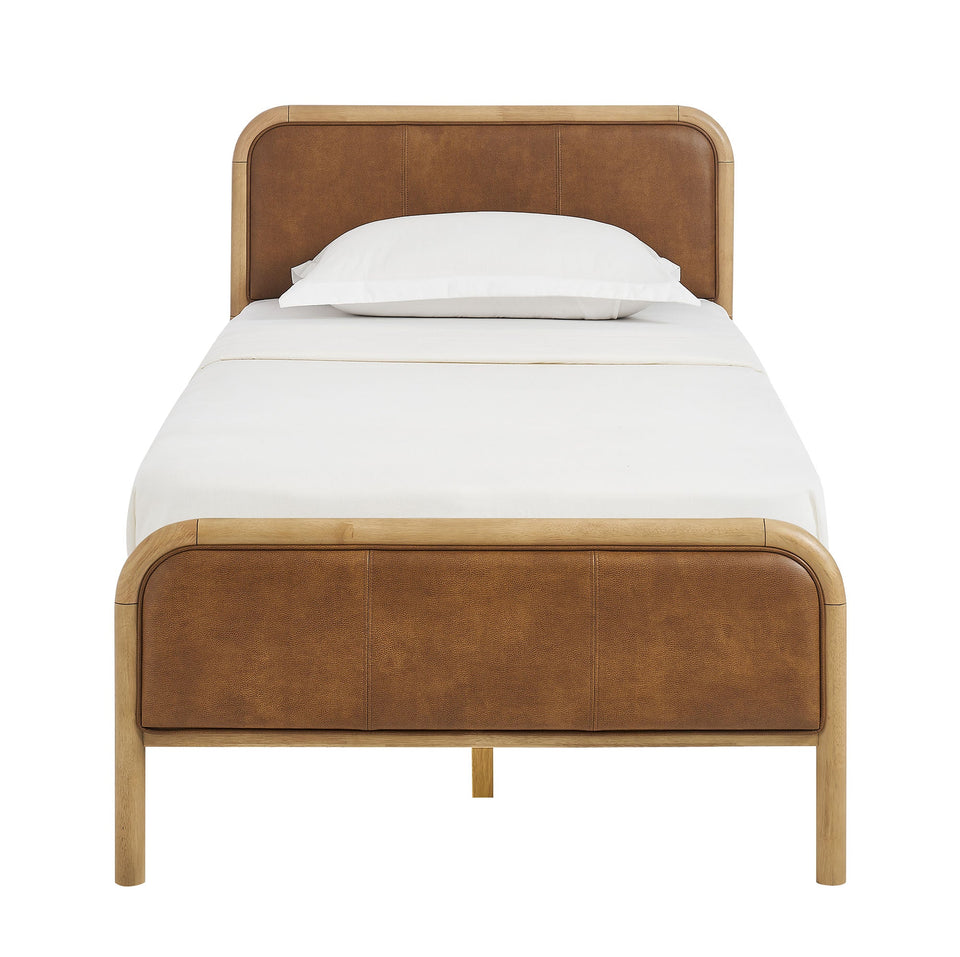 Wexford Vegan Leather Platform Bed by Modway