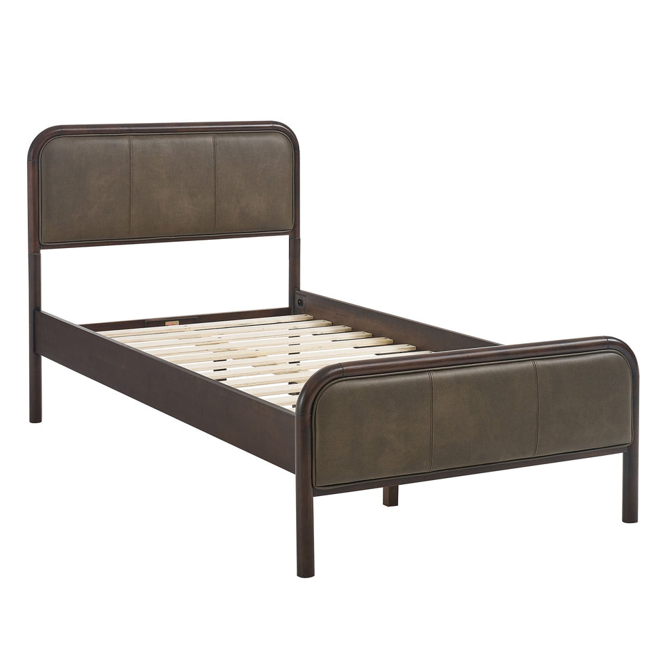 Wexford Vegan Leather Platform Bed by Modway