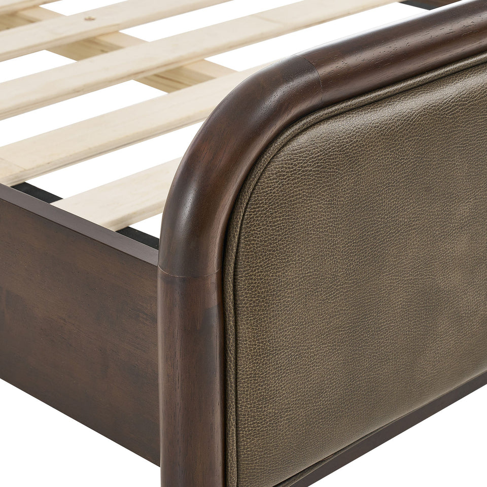 Wexford Vegan Leather Platform Bed by Modway