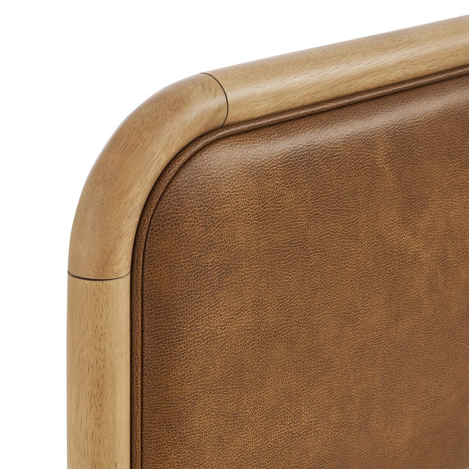 Wexford Vegan Leather Platform Bed by Modway