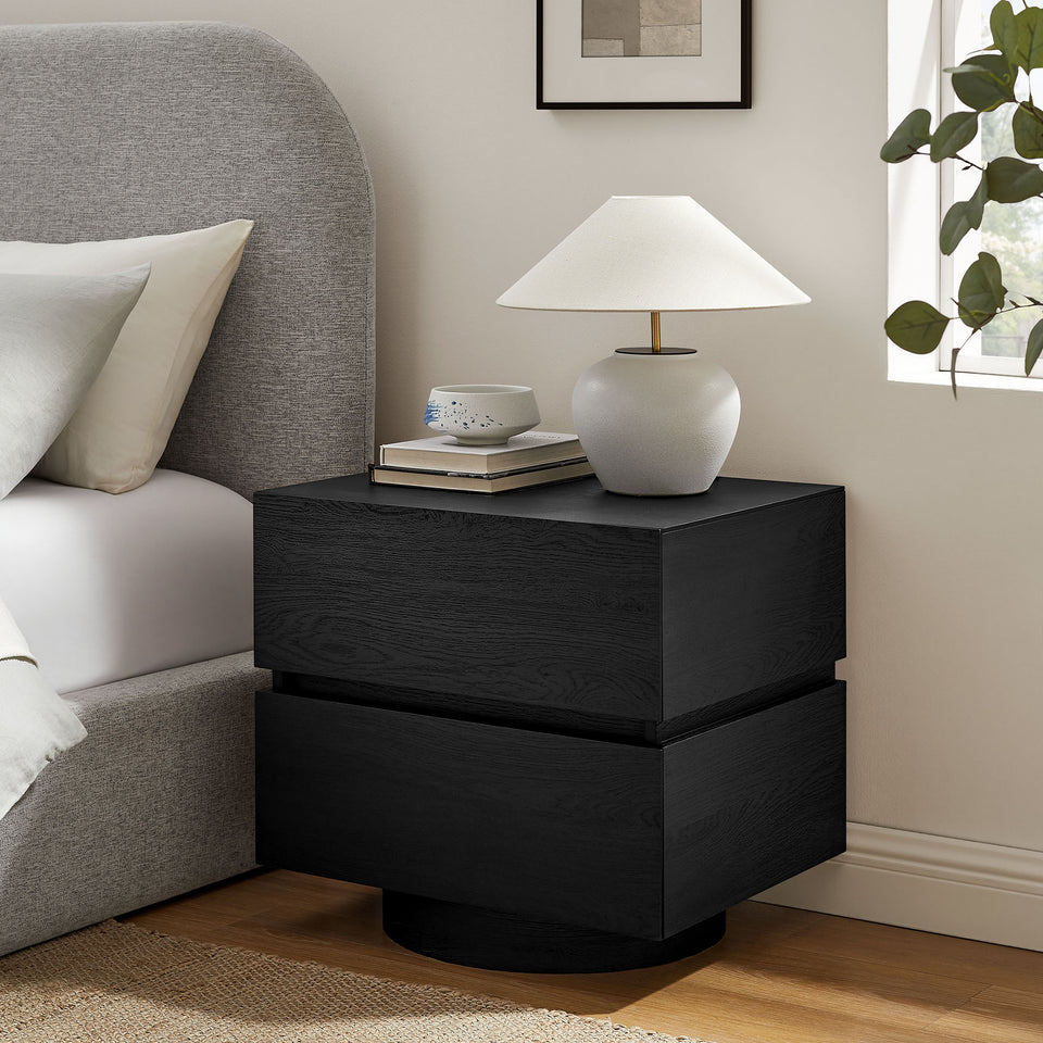 Koval Floating Pedestal 2-Drawer Nightstand by Modway