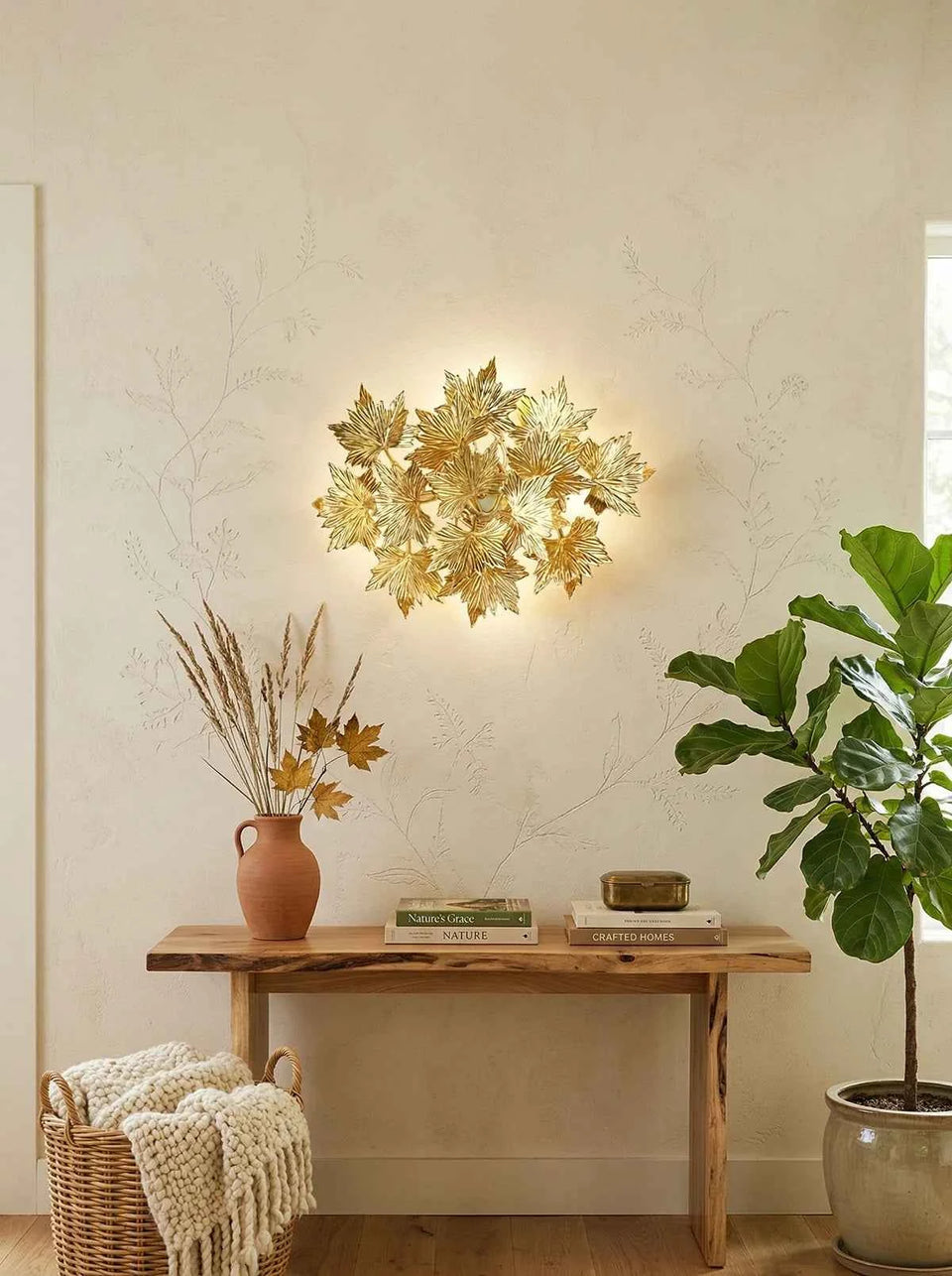 Maple Leaf Wall Sconce