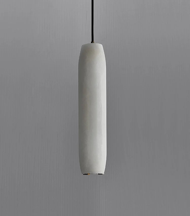 Alabaster Flute Pendant Light