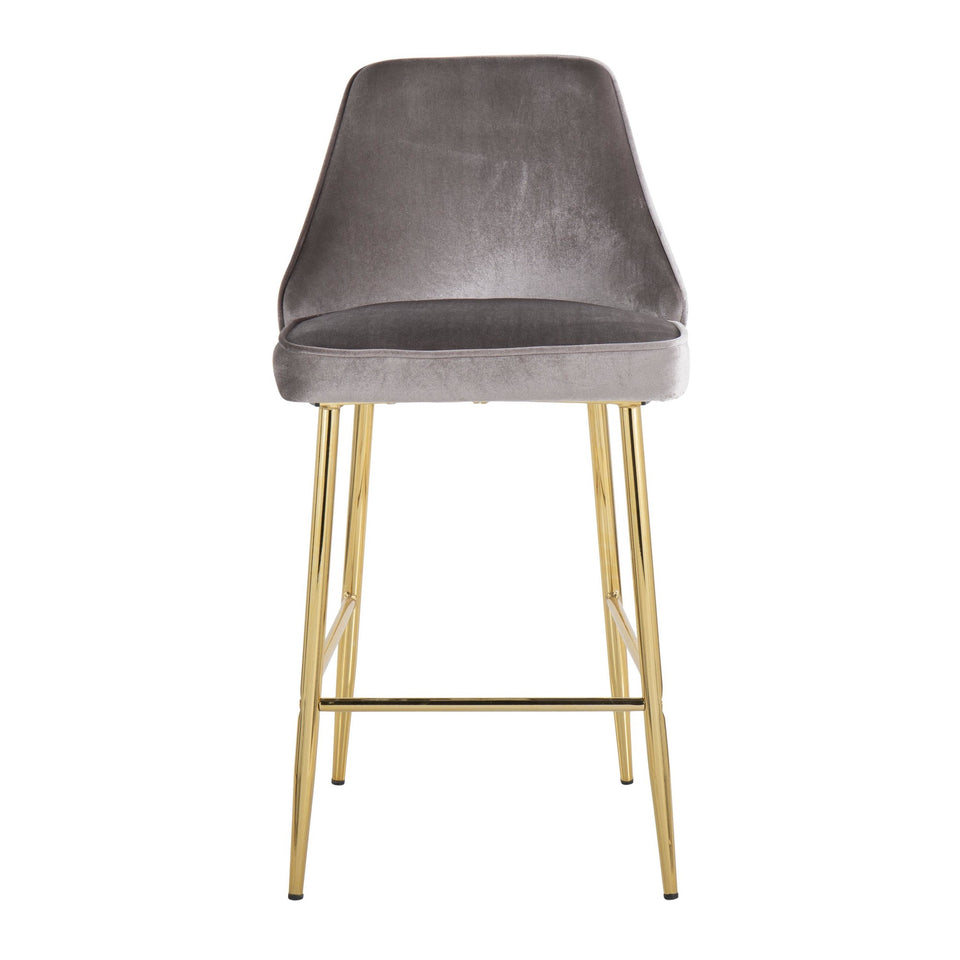 Marcel 25" Fixed-Height Counter Stool - Set of 2