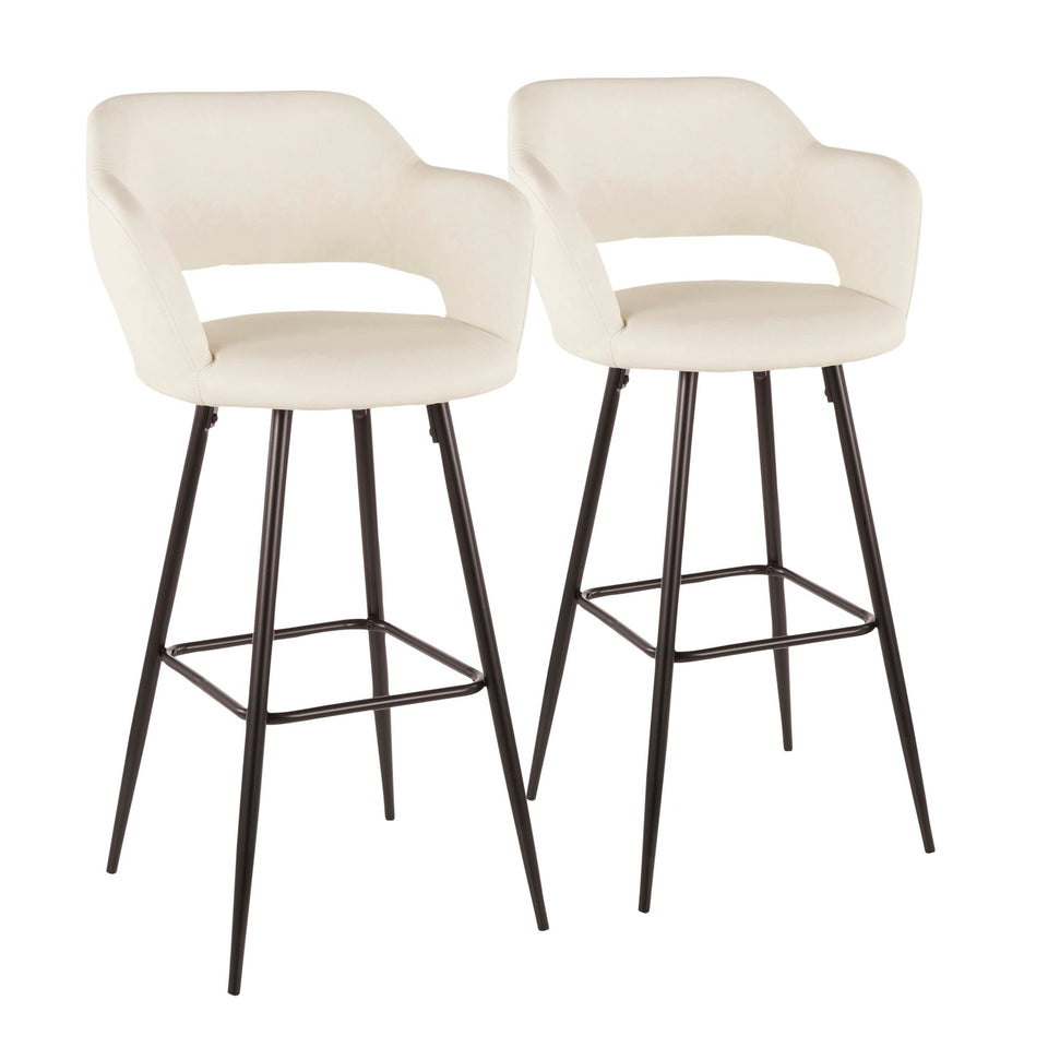 Margarite 30" Fixed-Height Barstool - Set of 2