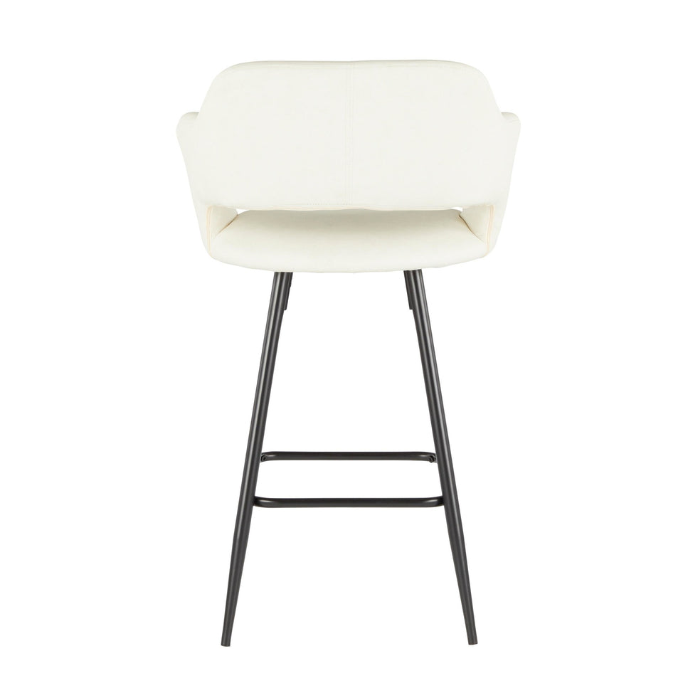 Margarite 25" Fixed-Height Counter Stool - Set of 2