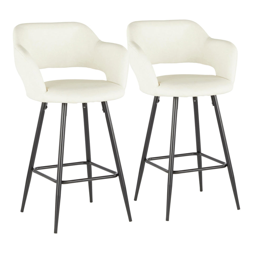 Margarite 25" Fixed-Height Counter Stool - Set of 2