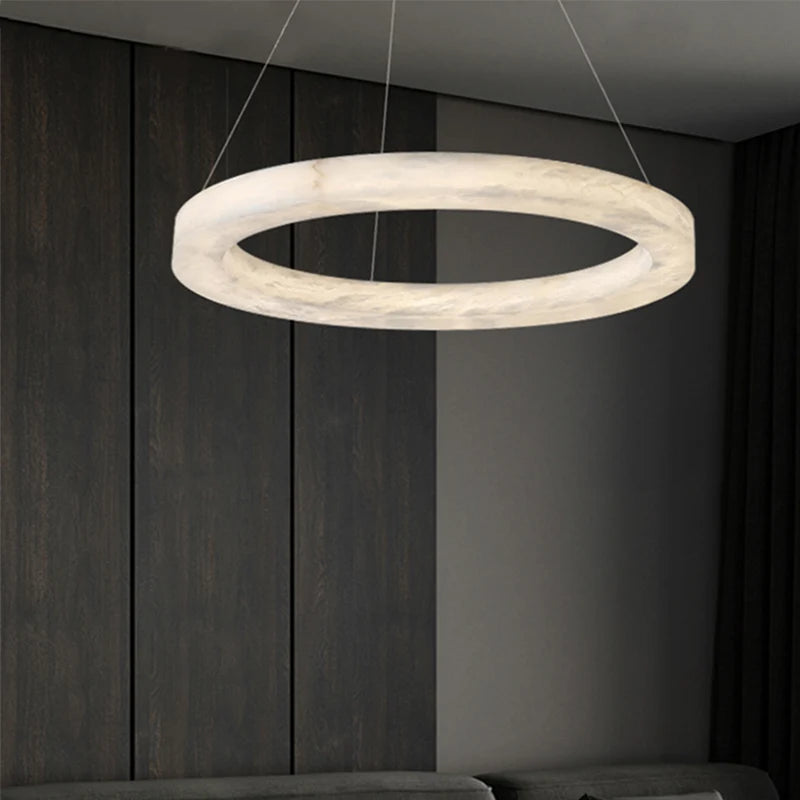 Marika Alabaster Pendant Lamp