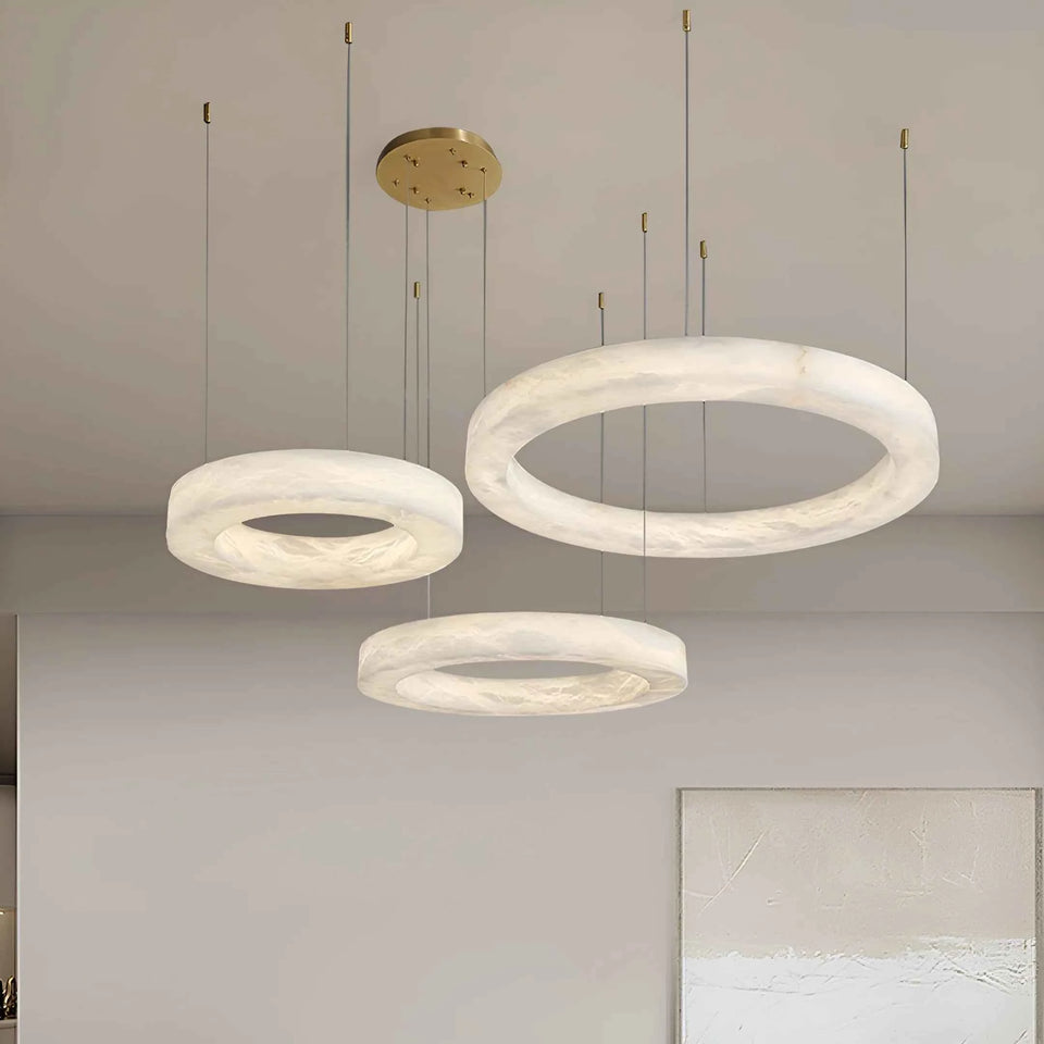 Marika Alabaster Pendant Lamp