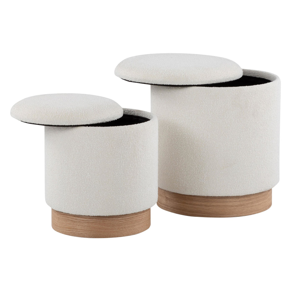 Marla Nesting Ottoman Set