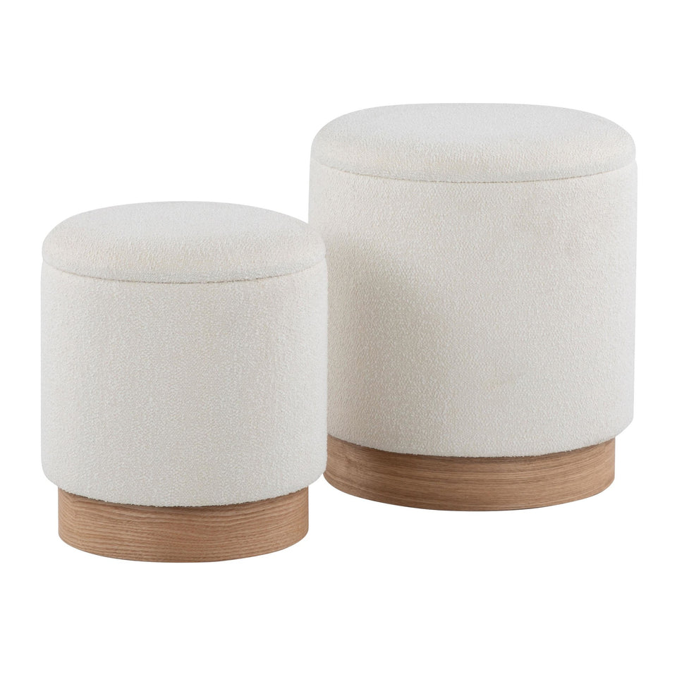 Marla Nesting Ottoman Set