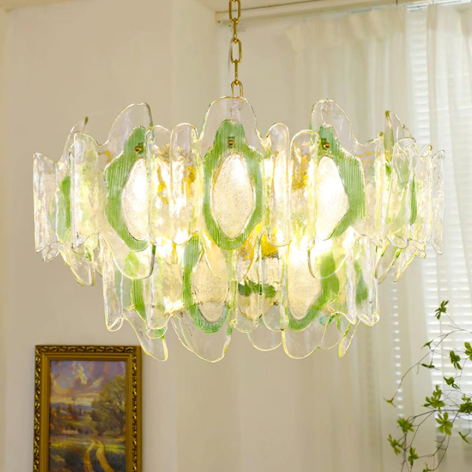 chandelier - back view