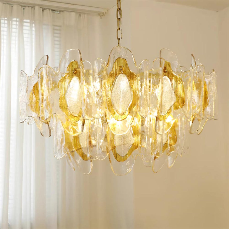 chandelier - top view