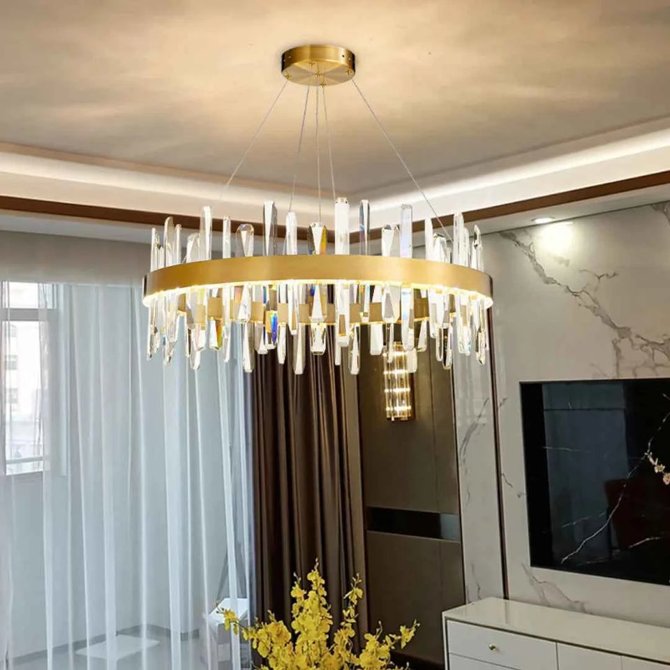 Marylin Modern Crystal Ring Chandelier