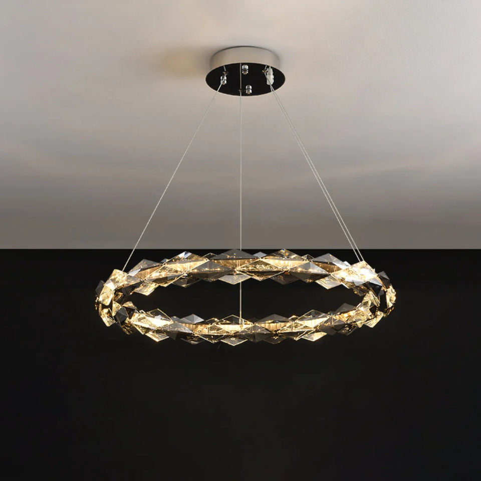 Merrill Round Crystal Chandelier