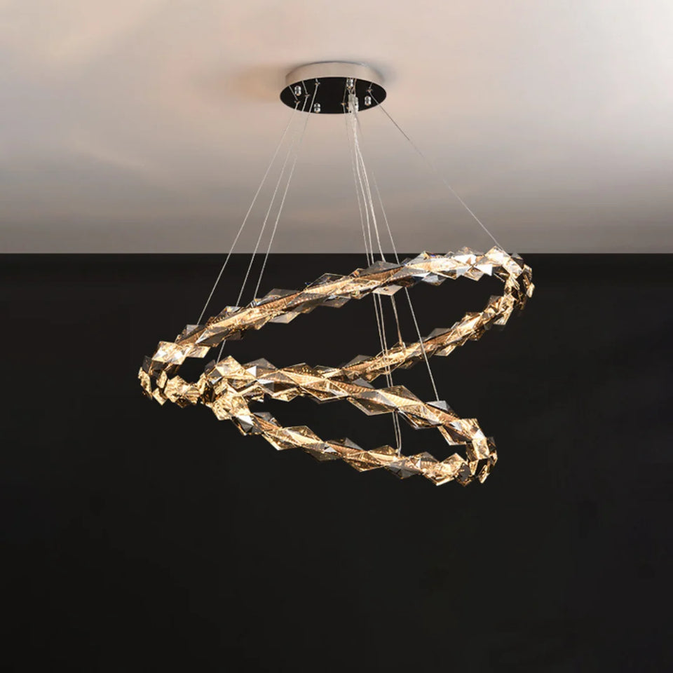 Merrill Round Crystal Chandelier