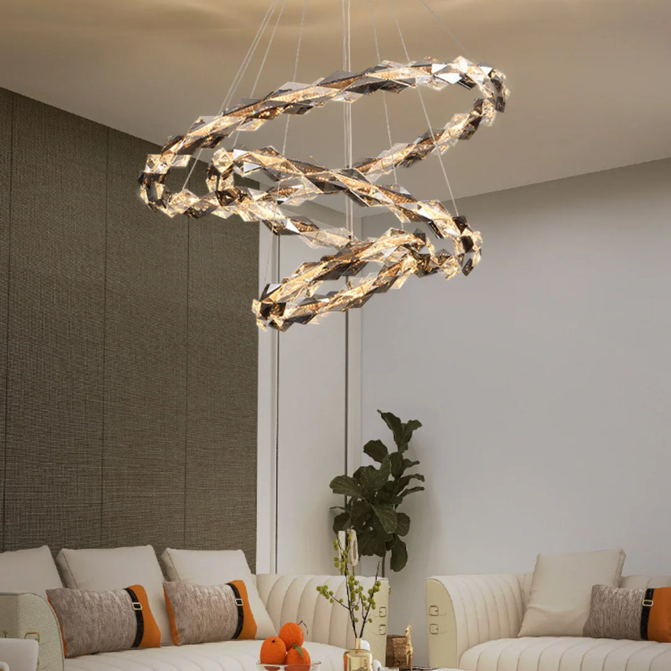 Merrill Round Crystal Chandelier