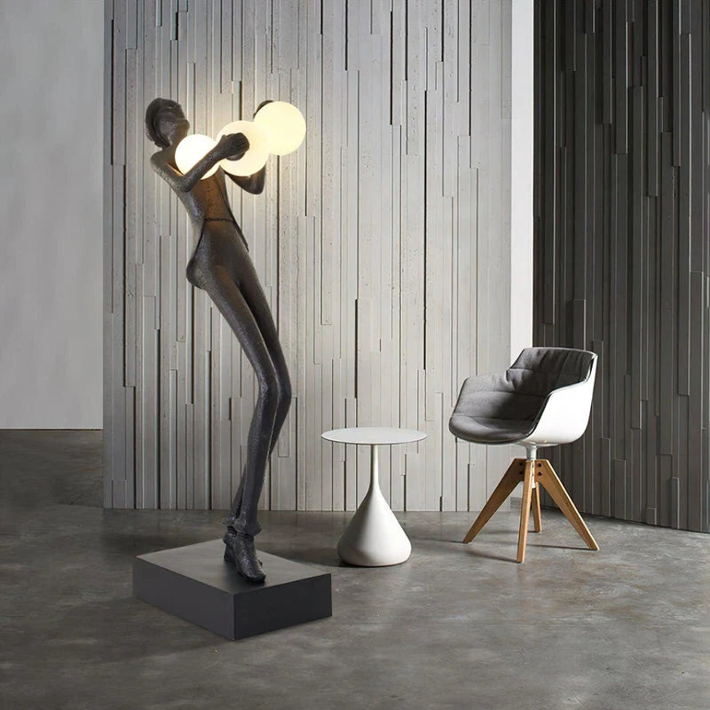 Michael Character Sculpture Floor Lamp
