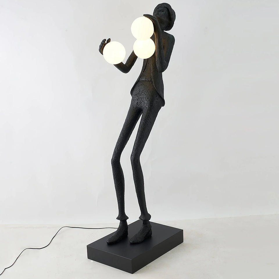 Michael Character Sculpture Floor Lamp