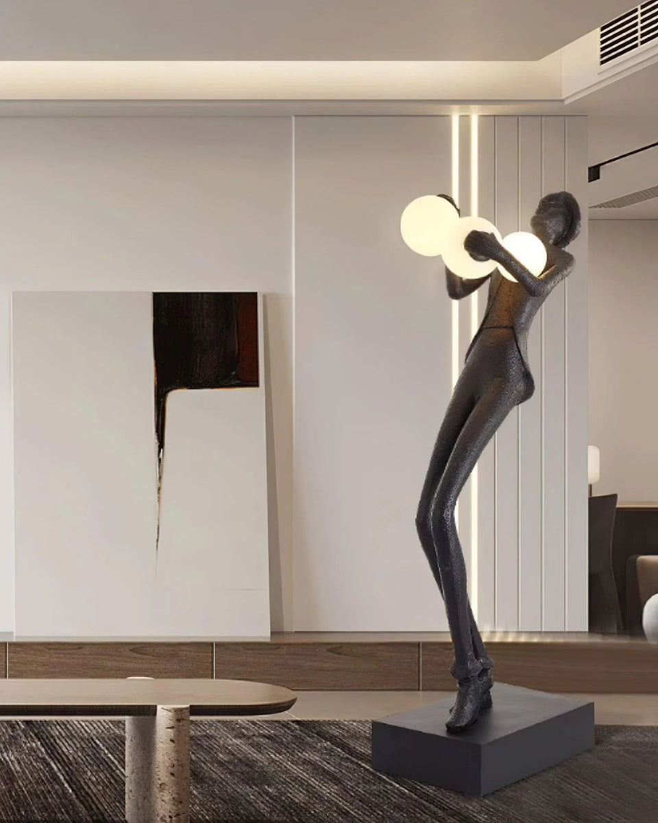 Michael Character Sculpture Floor Lamp
