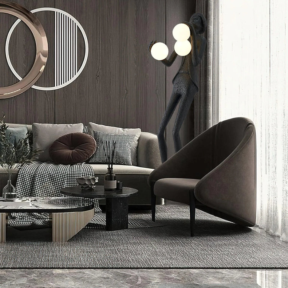 Michael Character Sculpture Floor Lamp