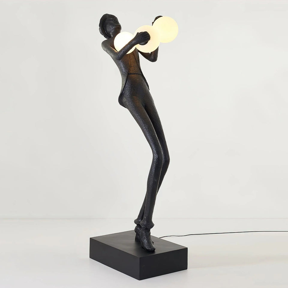 Michael Character Sculpture Floor Lamp