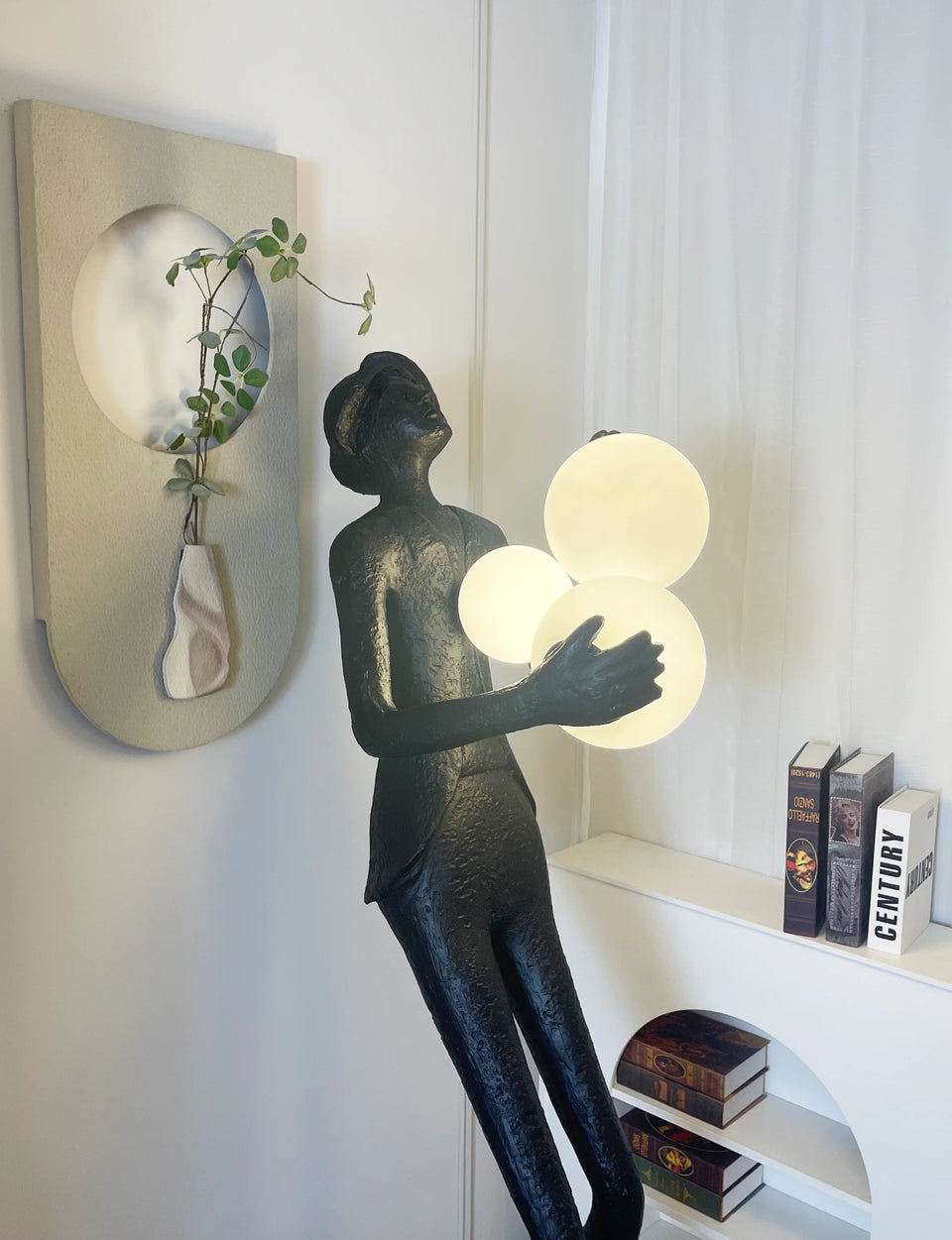 Michael Character Sculpture Floor Lamp