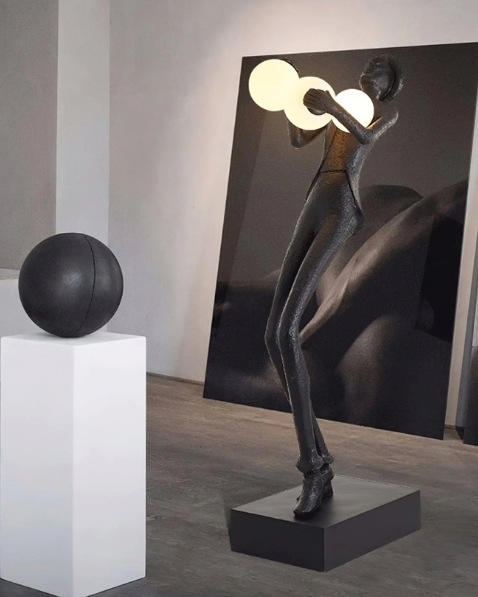 Michael Character Sculpture Floor Lamp