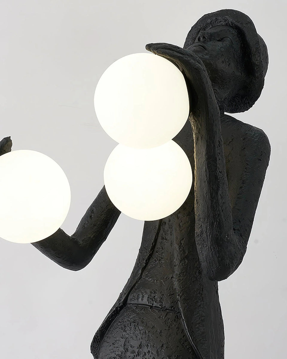 Michael Character Sculpture Floor Lamp