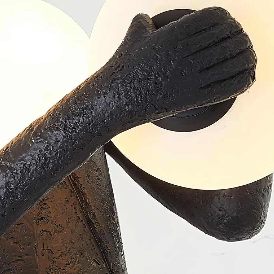 Michael Character Sculpture Floor Lamp