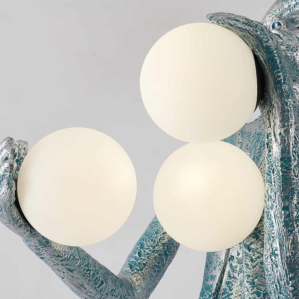 Michael Character Sculpture Floor Lamp
