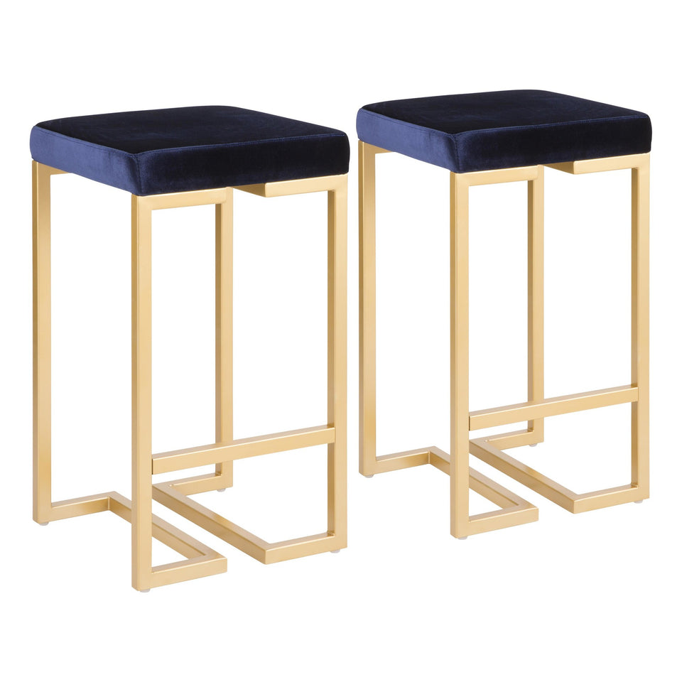 Midas 26" Fixed-Height Counter Stool - Set of 2