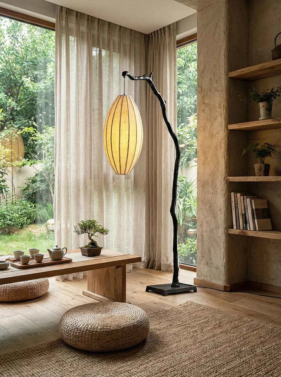 Minimalism Heiko Tree Lantern Floor Lamp