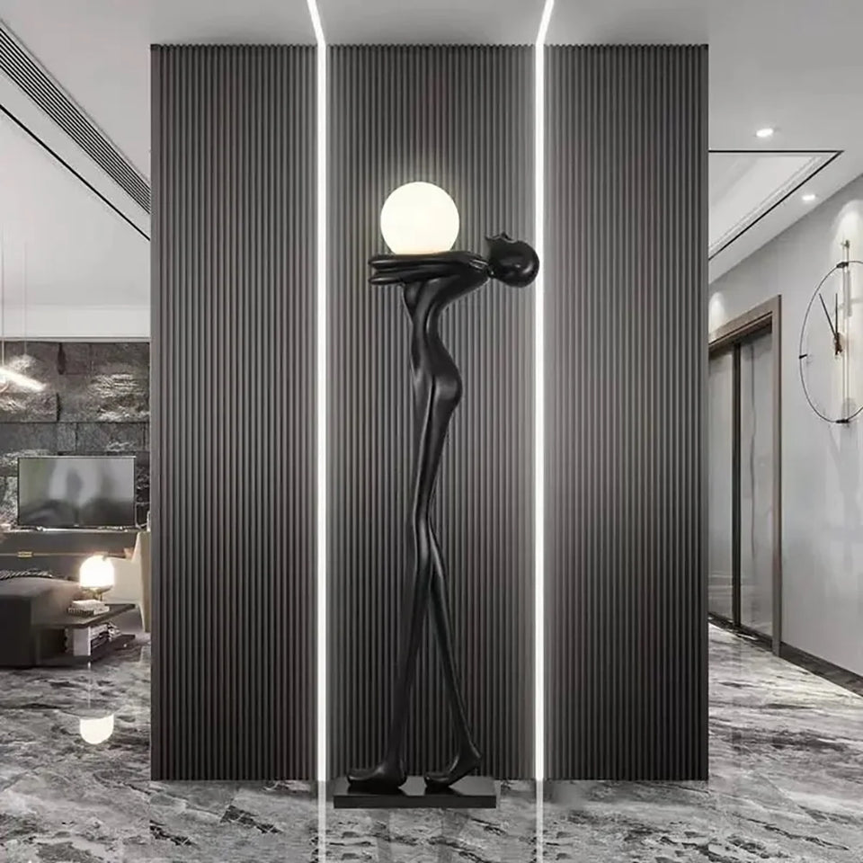 Moca Sculpture Figure Floor Lamp