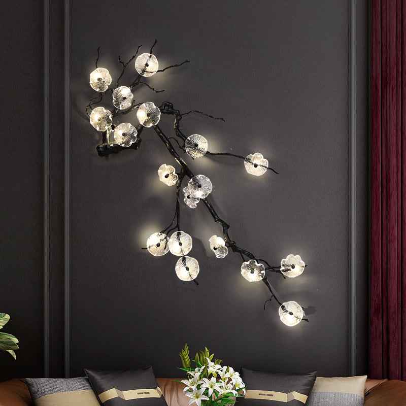 Plum Blossoms Wall Lamp
