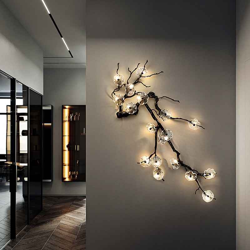 Plum Blossoms Wall Lamp