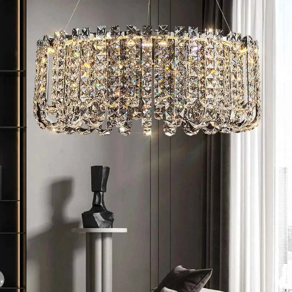 Luxurious Liora Crystal Tassel Chandelier