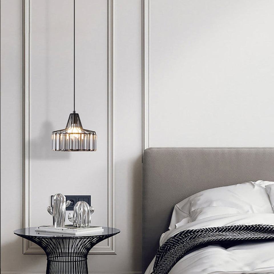 Modern Iron Art Glass Pendant Lamp