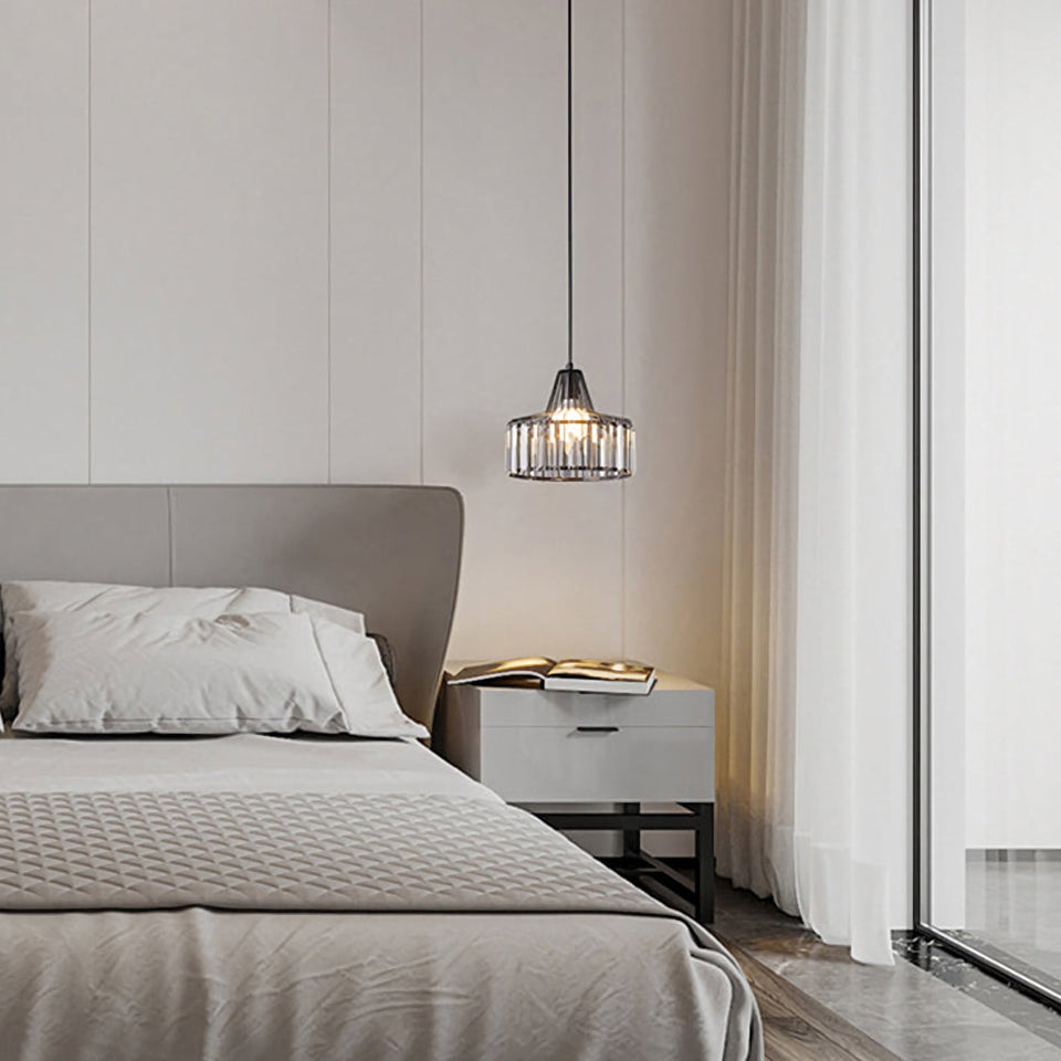 Modern Iron Art Glass Pendant Lamp