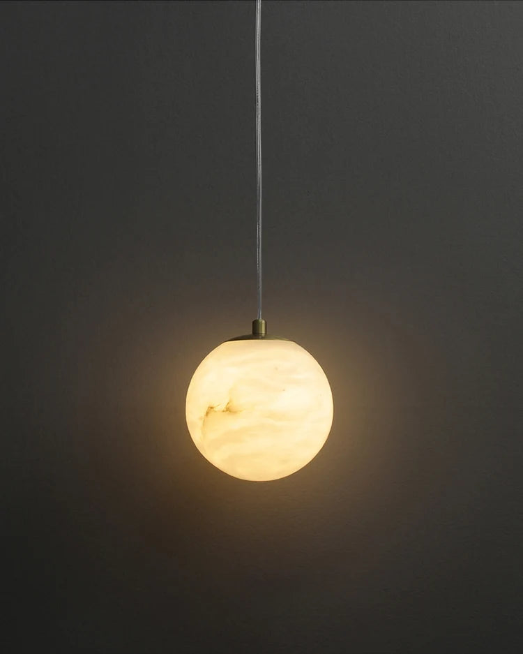Moon Alabaster Pendant Lamp